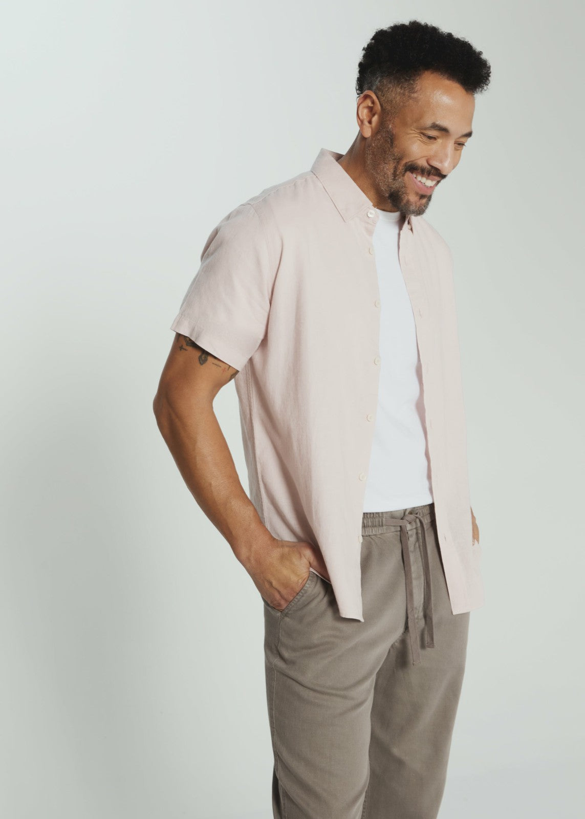 7Diamonds Oasis Linen Short Sleeve Shirt