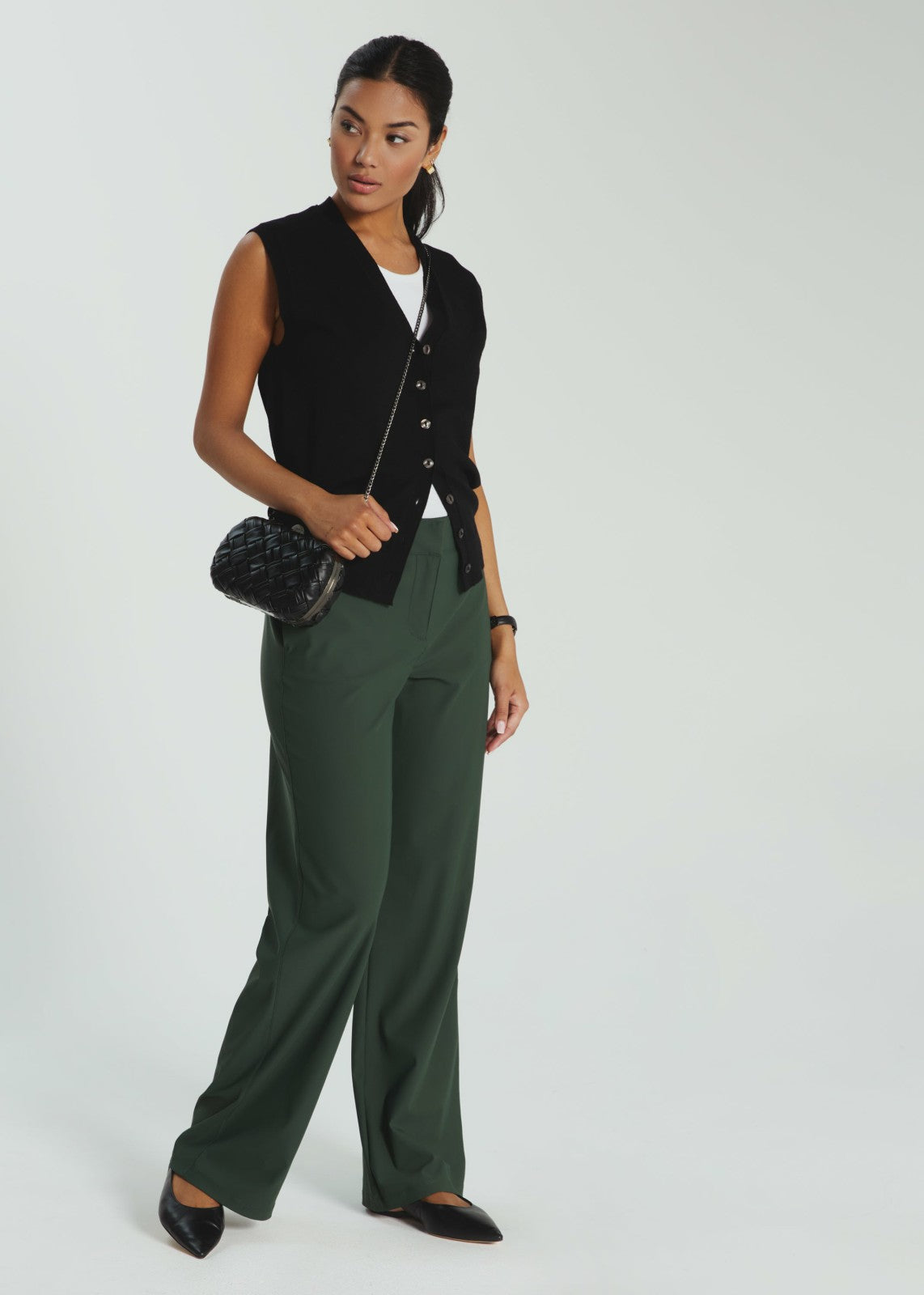 7Diamonds Mira Button Front Vest