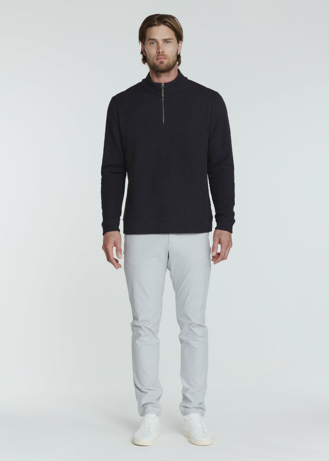 7Diamonds Monterey Textured Quarter Zip Pullover