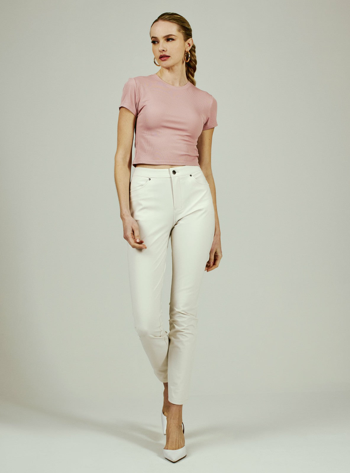 7Diamonds Core Ribbed Crop Tee