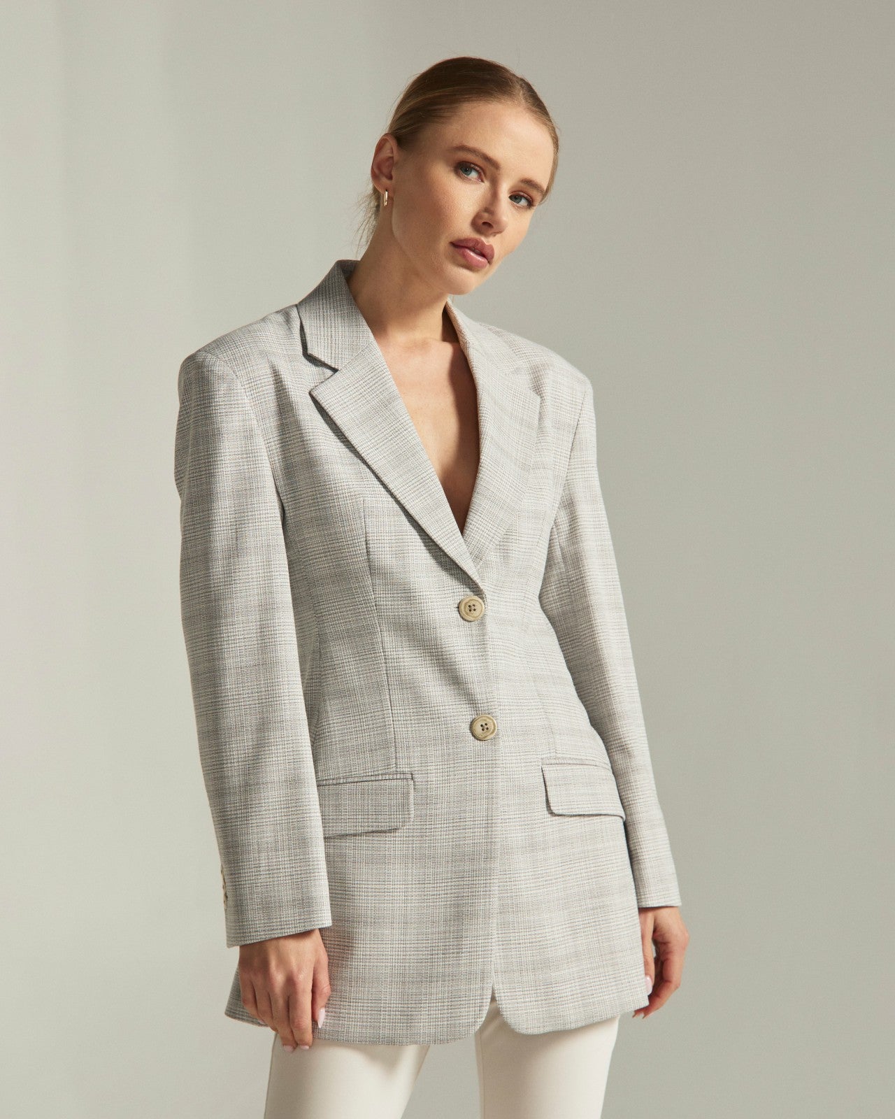 7Diamonds Adley Plaid Blazer