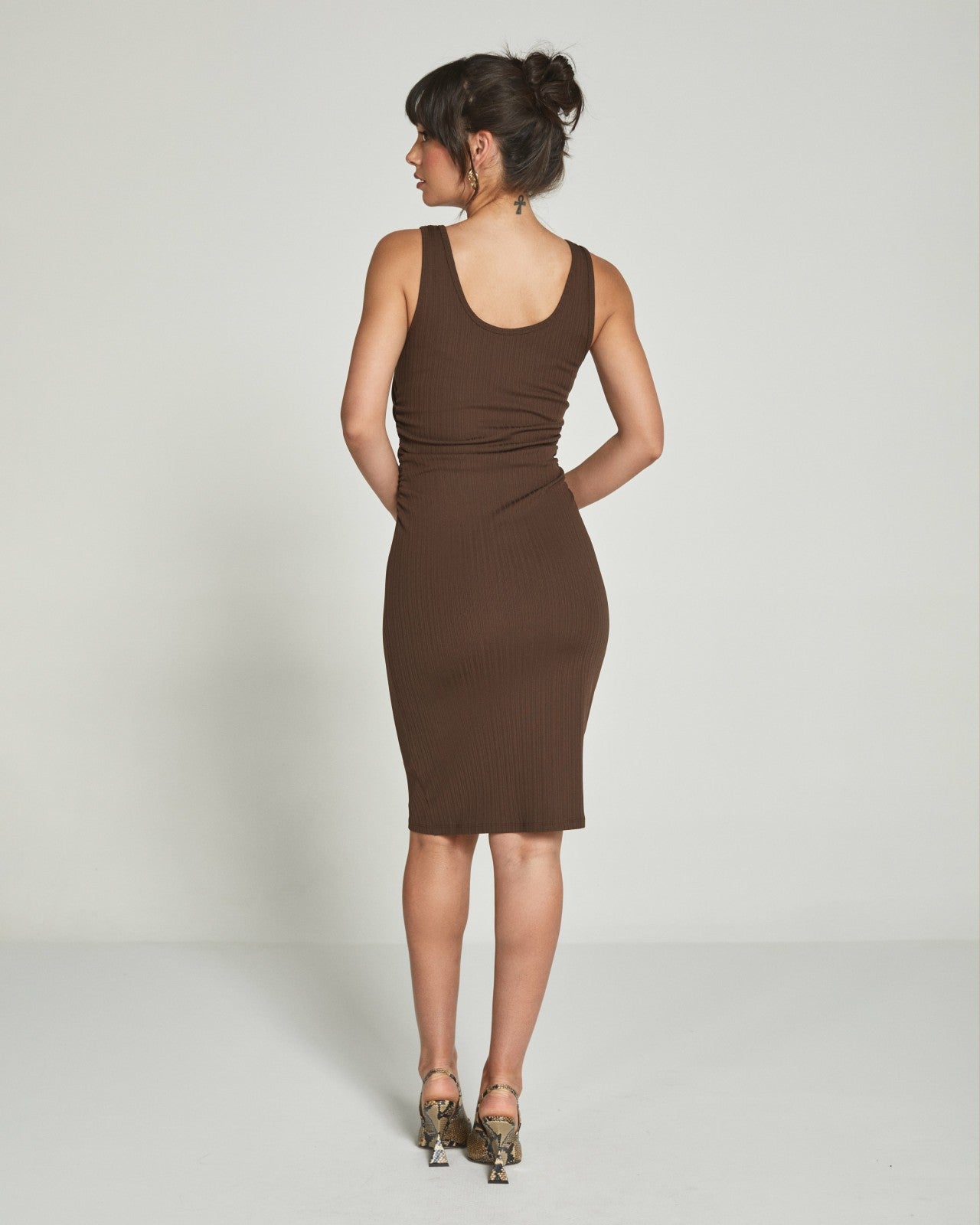 7Diamonds Nadja Ruched Midi Dress