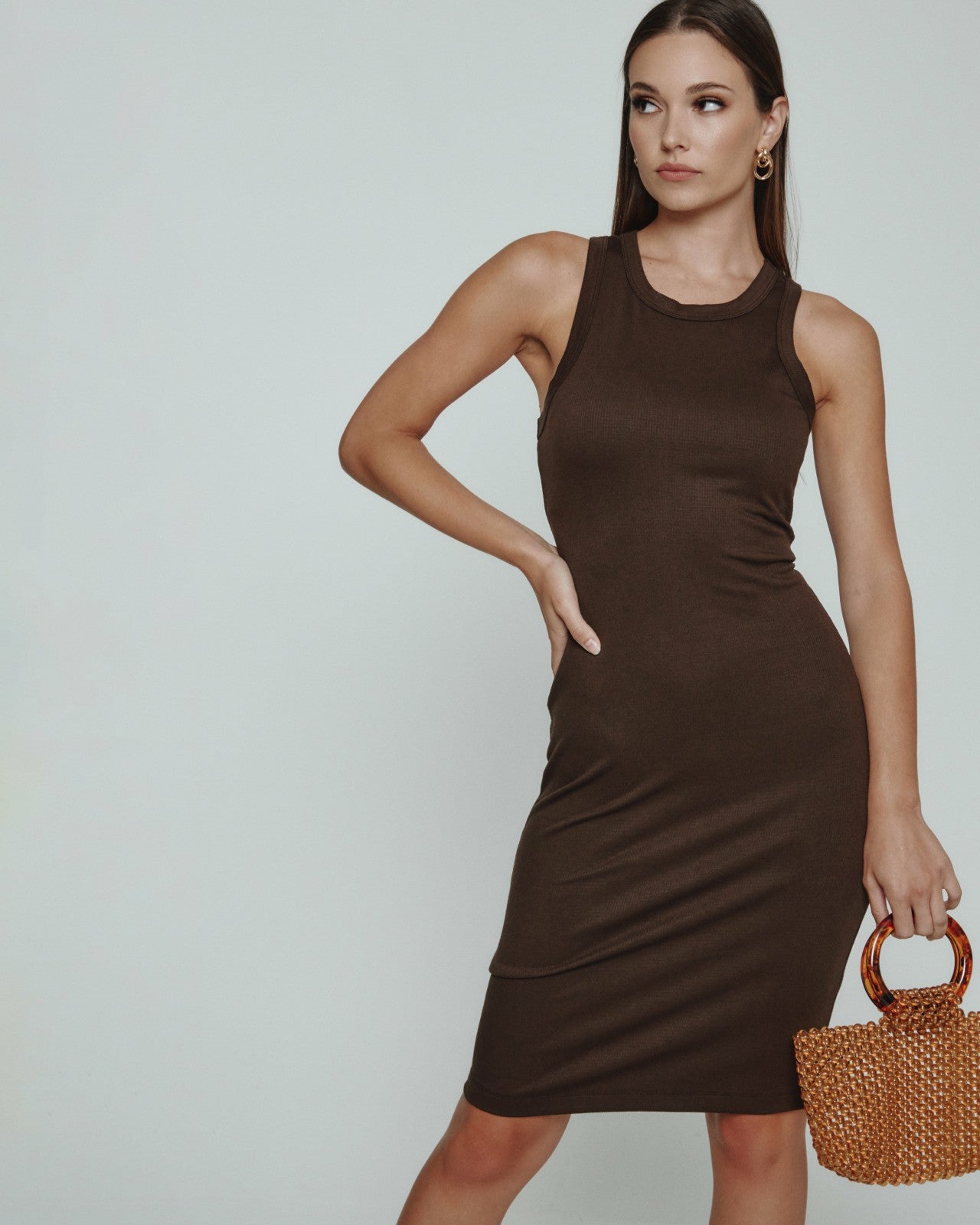7Diamonds Core Ribbed Tank Dress