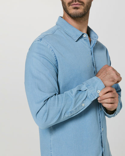 7Diamonds Bozeman Denim Long Sleeve Shirt