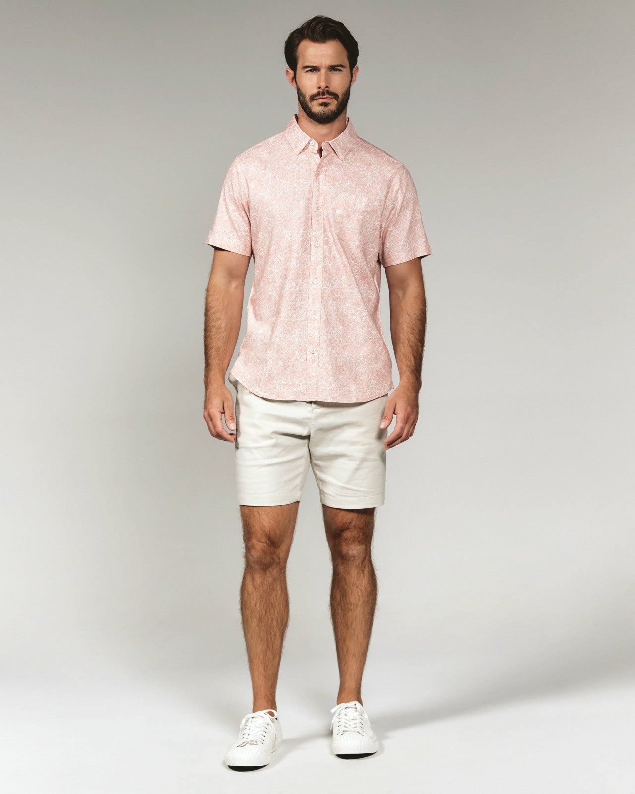 7Diamonds Fontaine Linen Short Sleeve Shirt