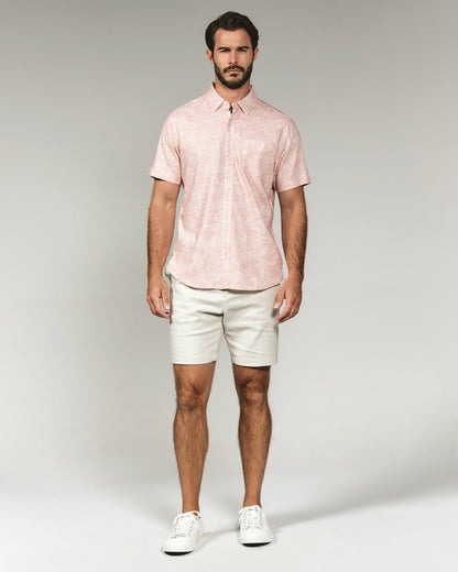 7Diamonds Fontaine Linen Short Sleeve Shirt