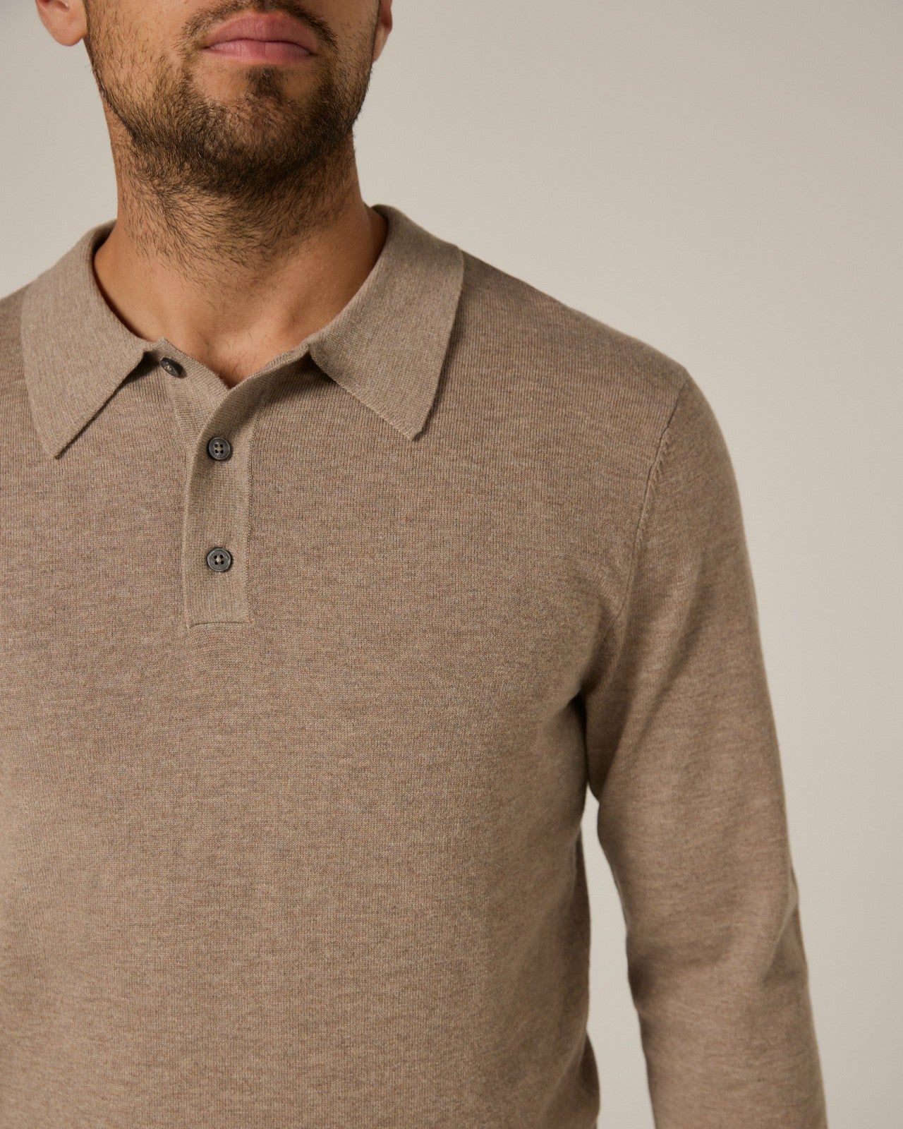 7Diamonds Belford Long Sleeve Knit Polo