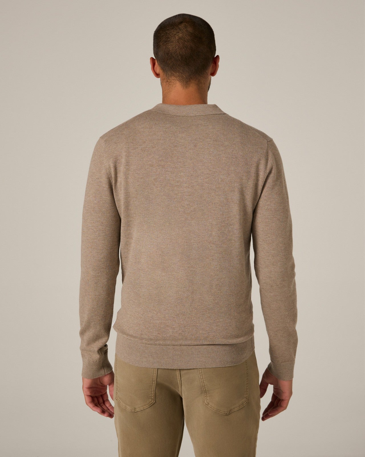 7Diamonds Belford Long Sleeve Knit Polo