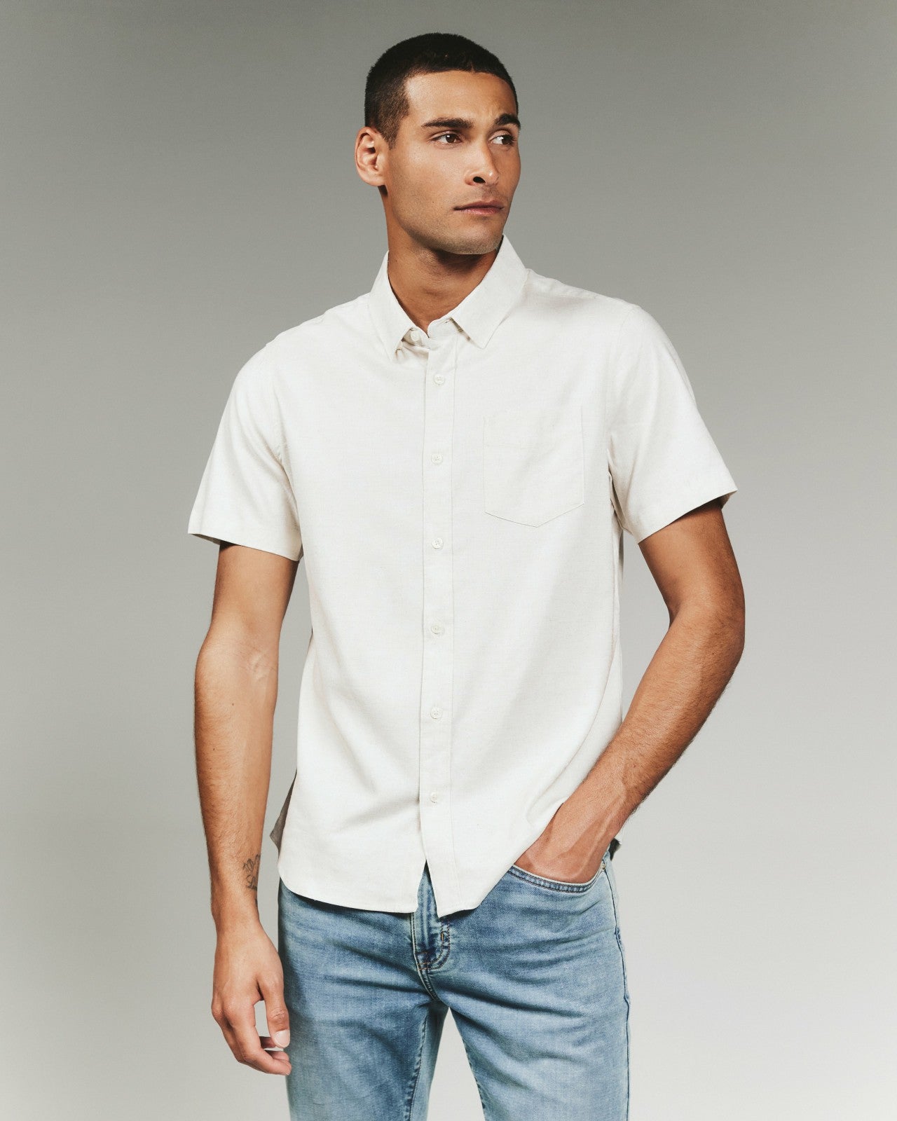 7Diamonds Bradhurst Linen Short Sleeve Shirt