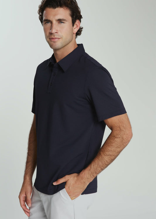7Diamonds Sutherland Seersucker Stretch Polo