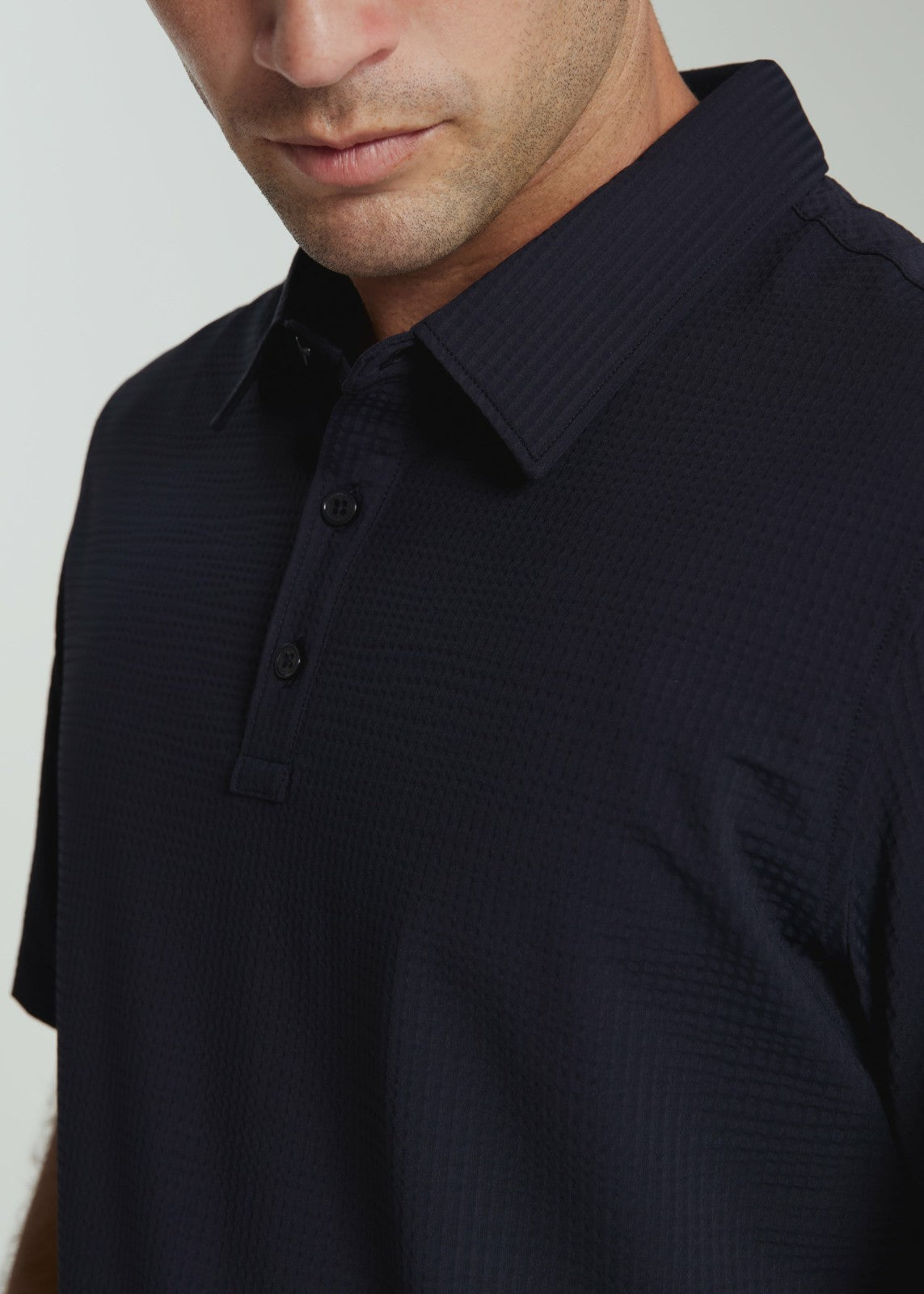 7Diamonds Sutherland Seersucker Stretch Polo