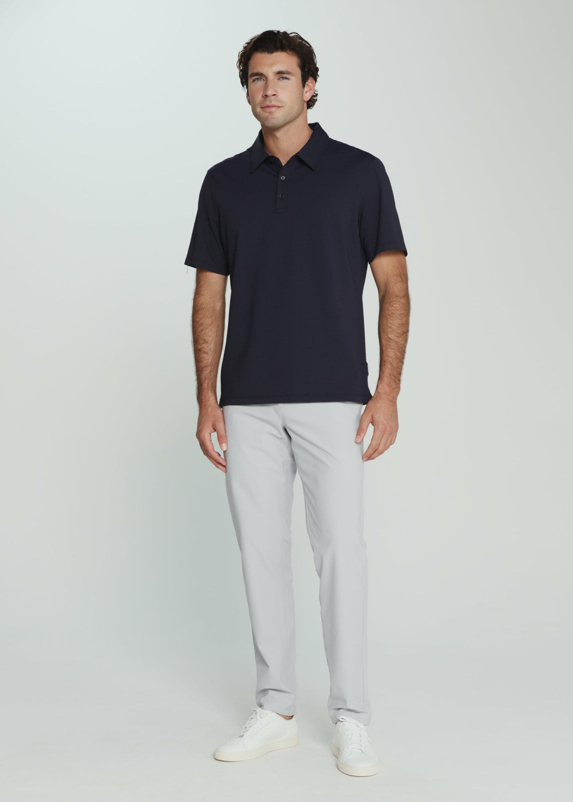 7Diamonds Sutherland Seersucker Stretch Polo