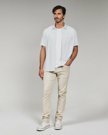 7Diamonds Keaton Seersucker Stretch Short Sleeve Shirt