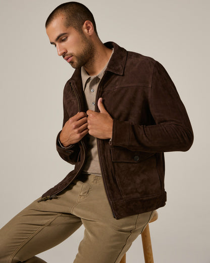 7Diamonds Flight Leather Jacket
