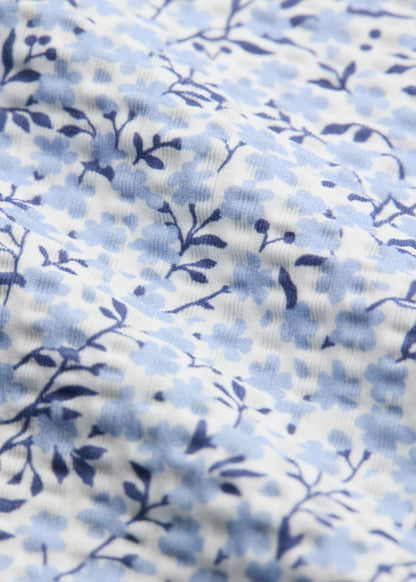 7Diamonds Sutherland Seersucker Stretch Printed Polo