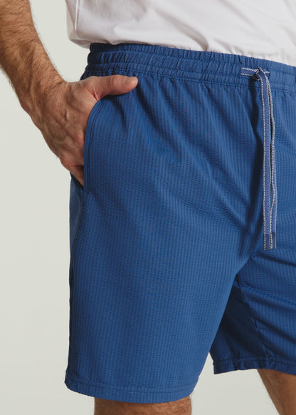 7Diamonds Sutherland Seersucker Stretch Swim Trunk