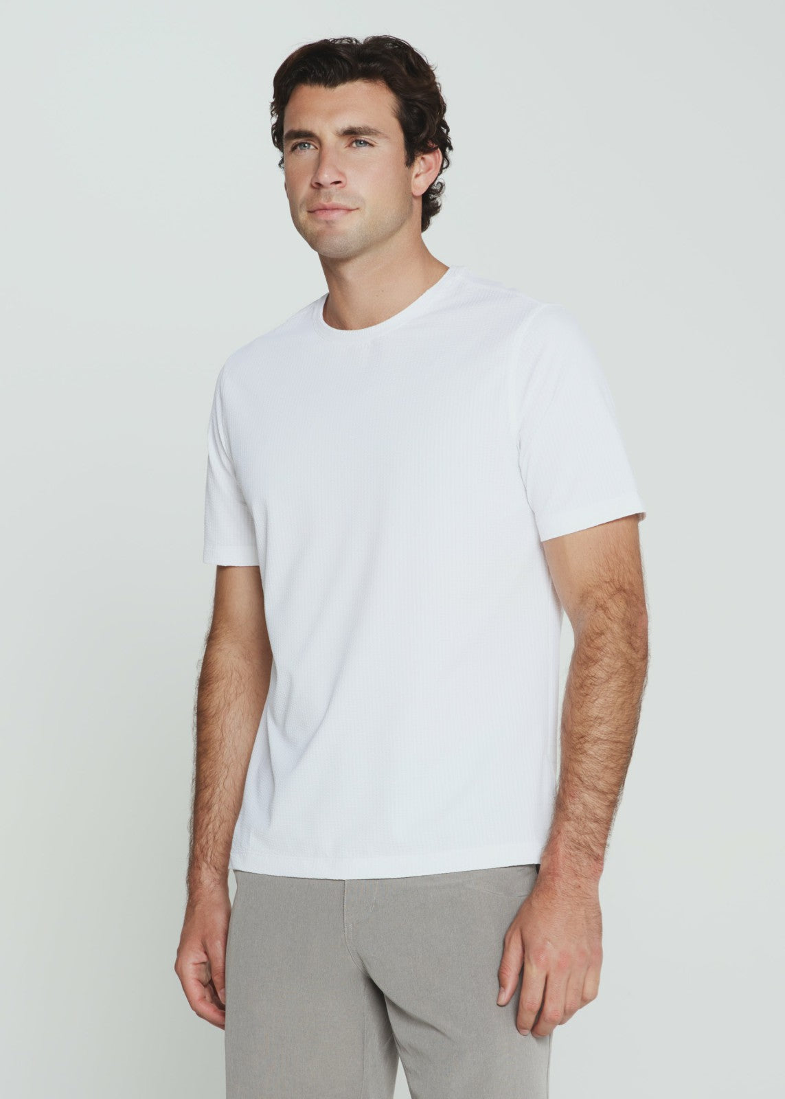 7Diamonds Sutherland Seersucker Stretch Tee