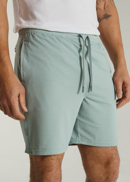 7Diamonds Sutherland Seersucker Stretch Swim Trunk