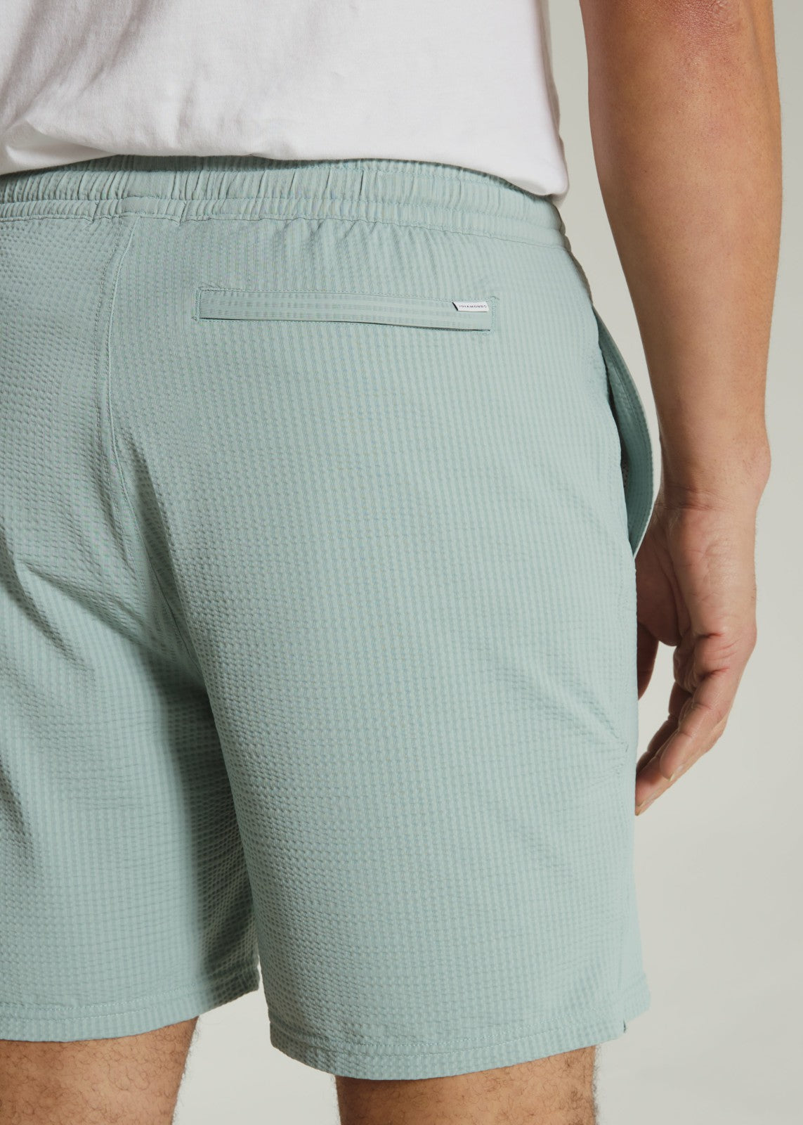 7Diamonds Sutherland Seersucker Stretch Swim Trunk