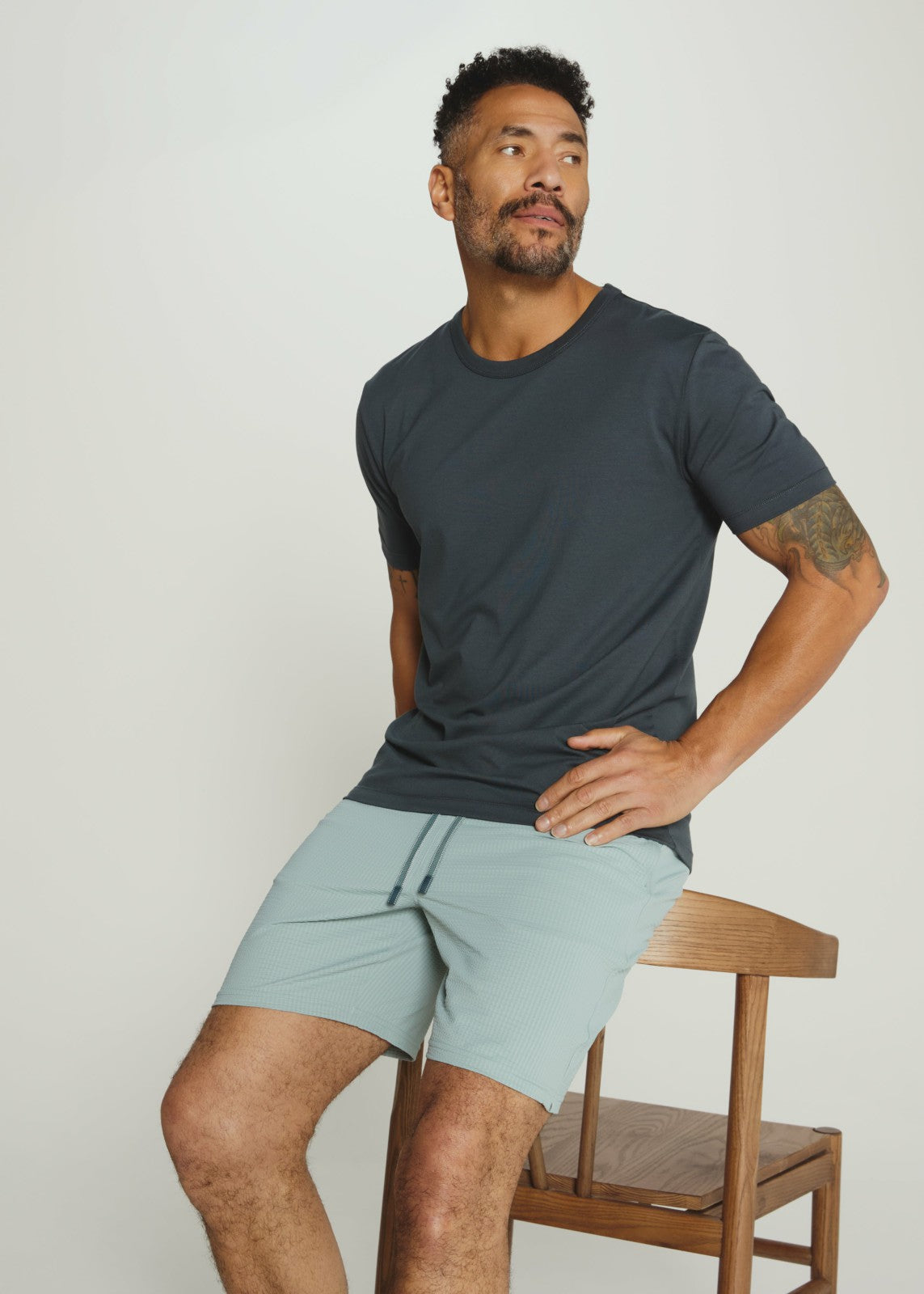 7Diamonds Sutherland Seersucker Stretch Swim Trunk