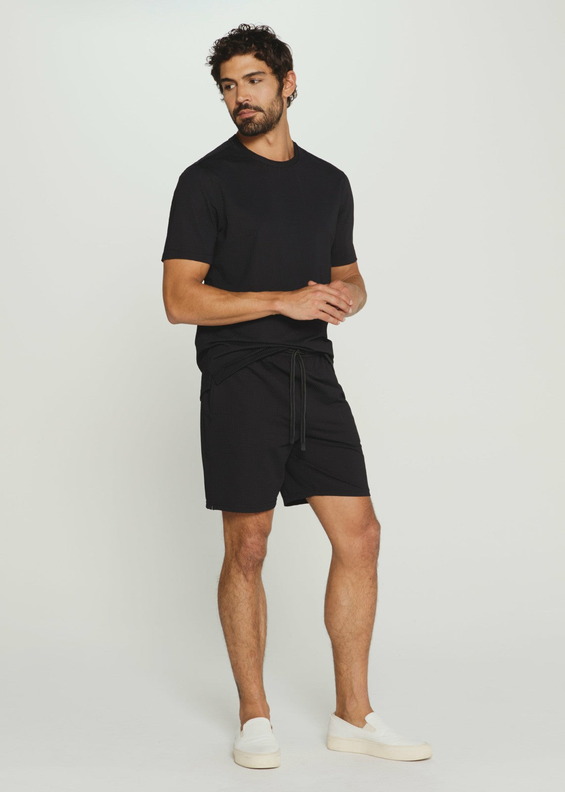 7Diamonds Sutherland Seersucker Stretch Tee