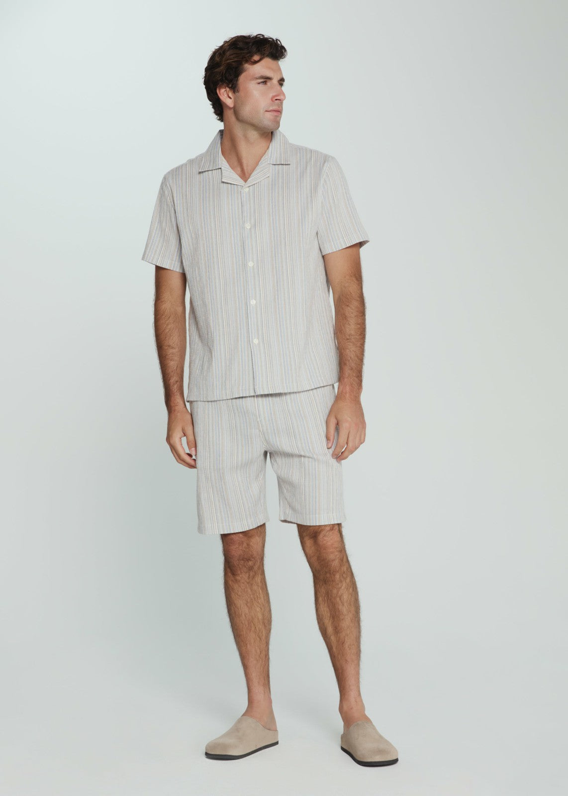 7Diamonds The Verve Striped Short