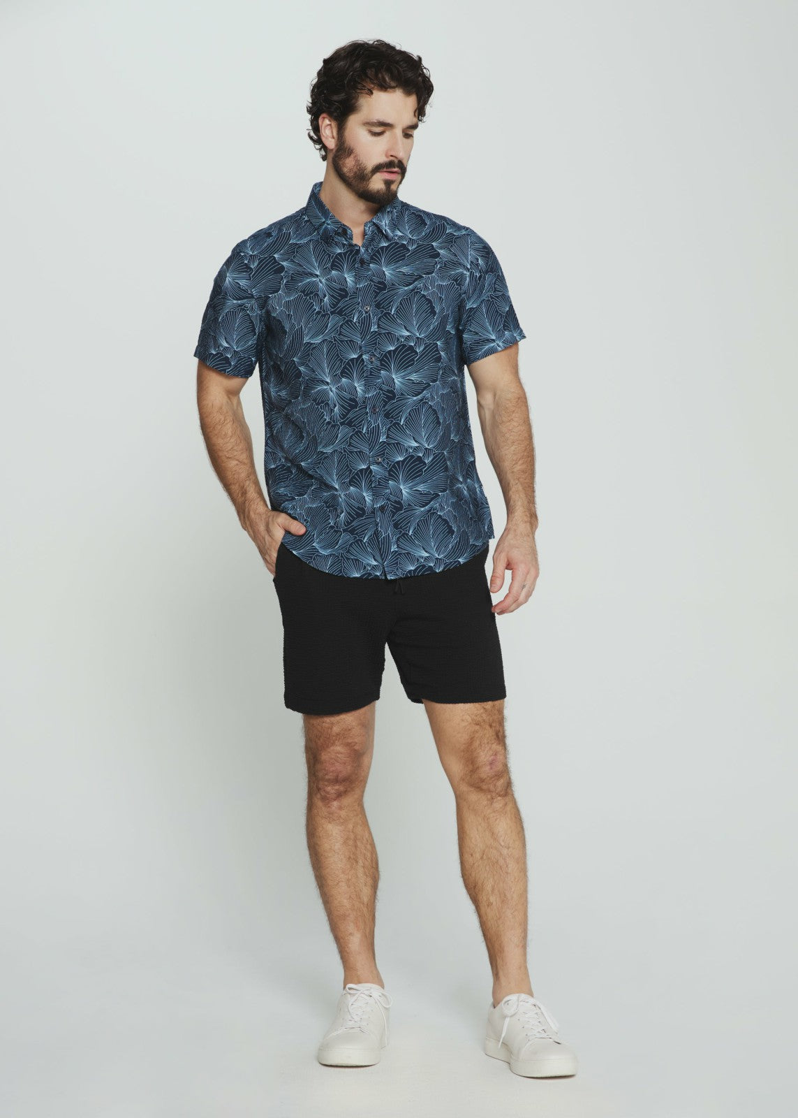 7Diamonds Bennet Seersucker Stretch Short