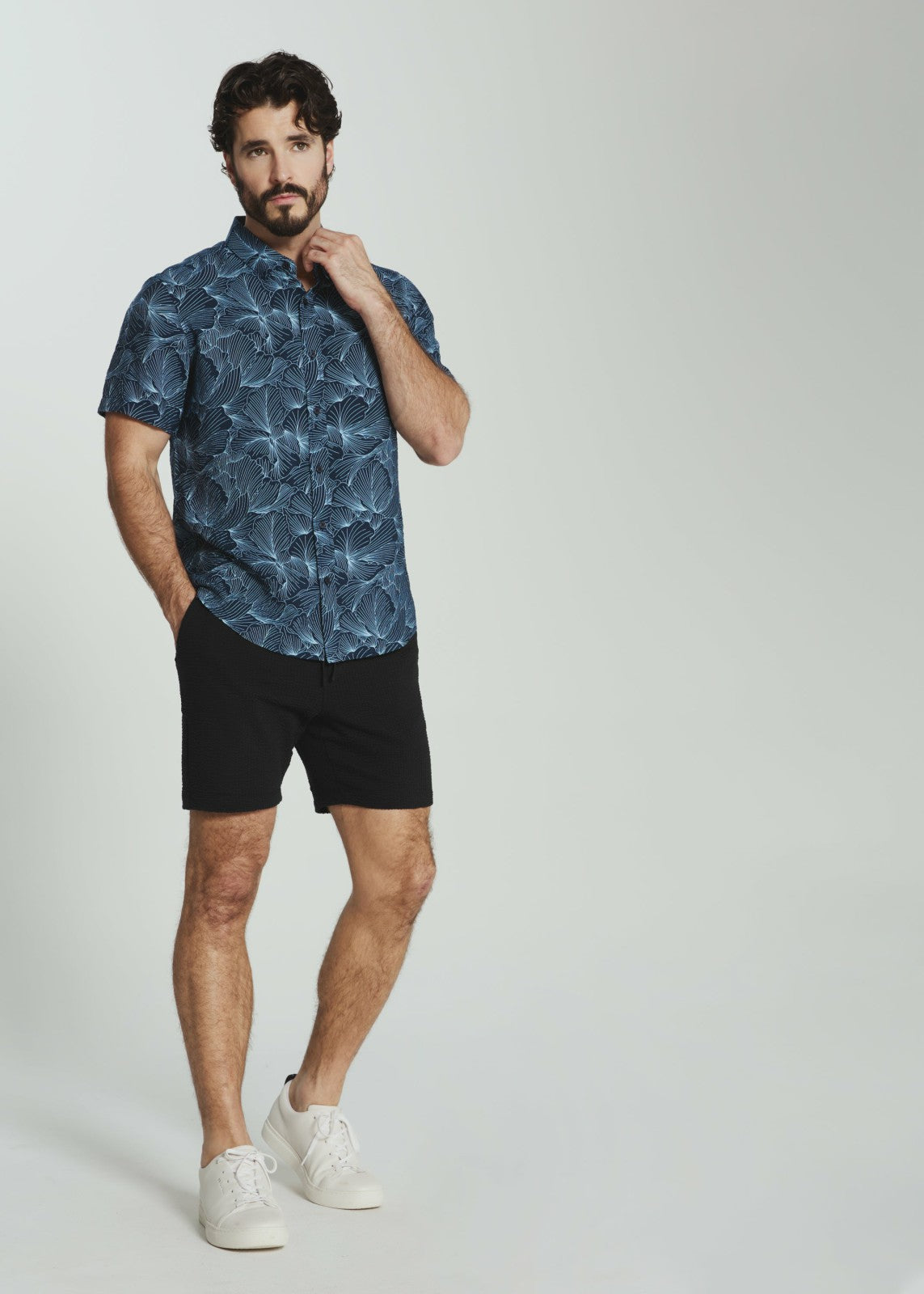 7Diamonds Bennet Seersucker Stretch Short