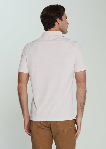 7Diamonds Sutherland Seersucker Stretch Heathered Polo