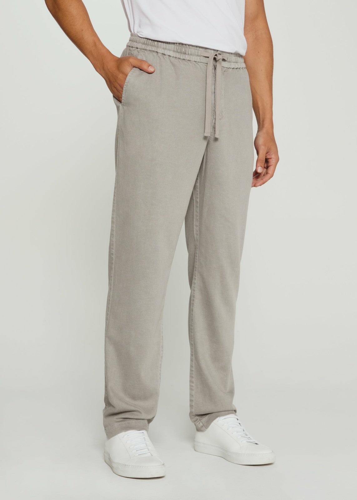 7Diamonds Laguna Stretch Linen Drawstring Pant
