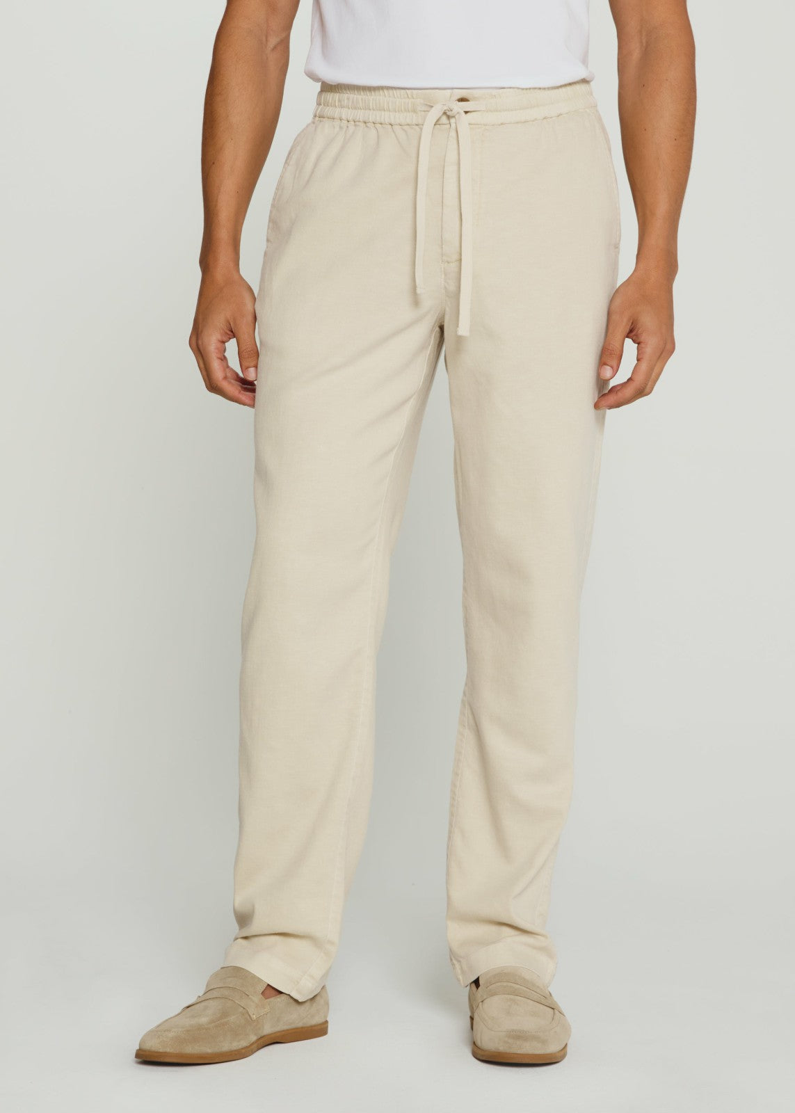 7Diamonds Laguna Stretch Linen Drawstring Pant