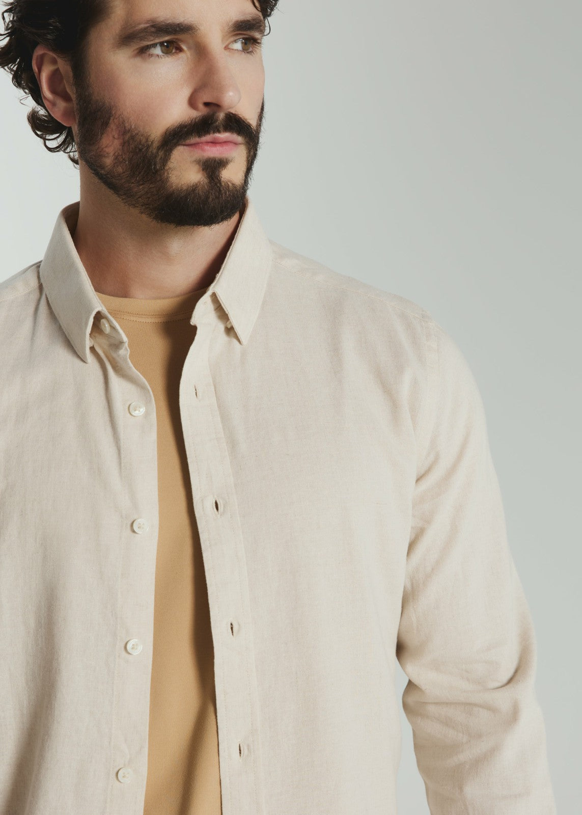 7Diamonds Oasis Linen Long Sleeve Shirt