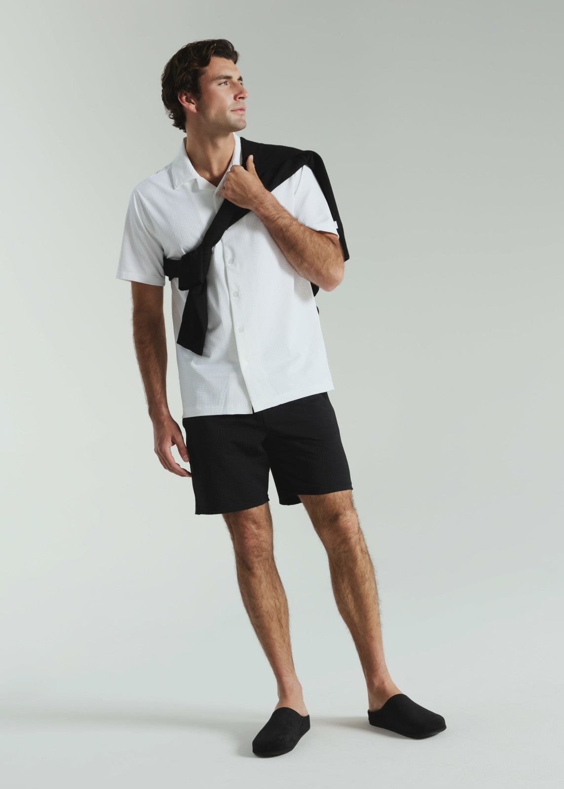 7Diamonds Sutherland Seersucker Stretch Camp Shirt