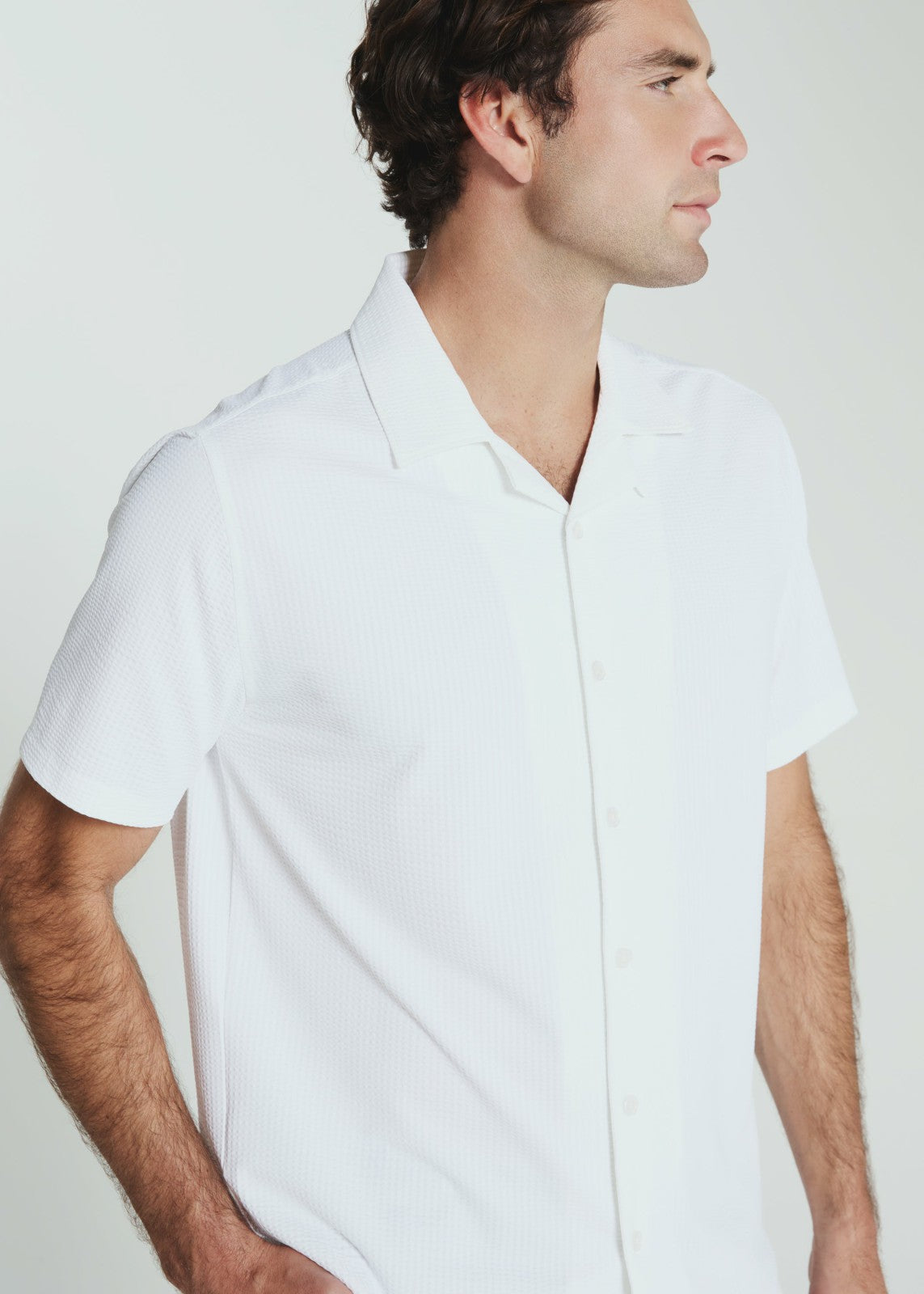 7Diamonds Sutherland Seersucker Stretch Camp Shirt