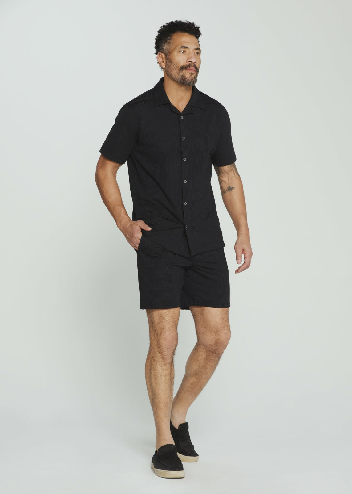7Diamonds Sutherland Seersucker Stretch Camp Shirt