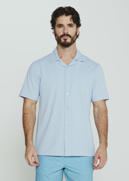 7Diamonds Sutherland Seersucker Stretch Camp Shirt