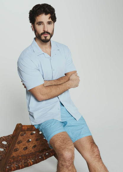 7Diamonds Sutherland Seersucker Stretch Camp Shirt