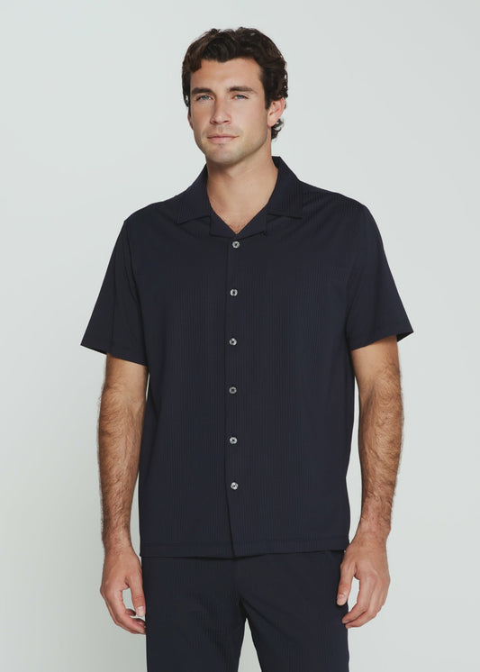 7Diamonds Sutherland Seersucker Stretch Camp Shirt