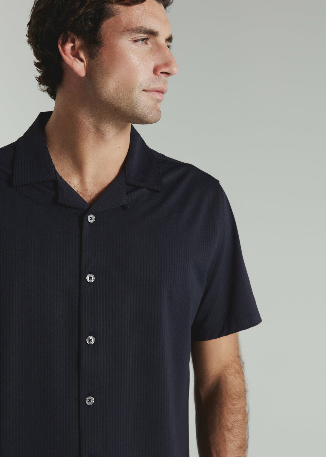 7Diamonds Sutherland Seersucker Stretch Camp Shirt