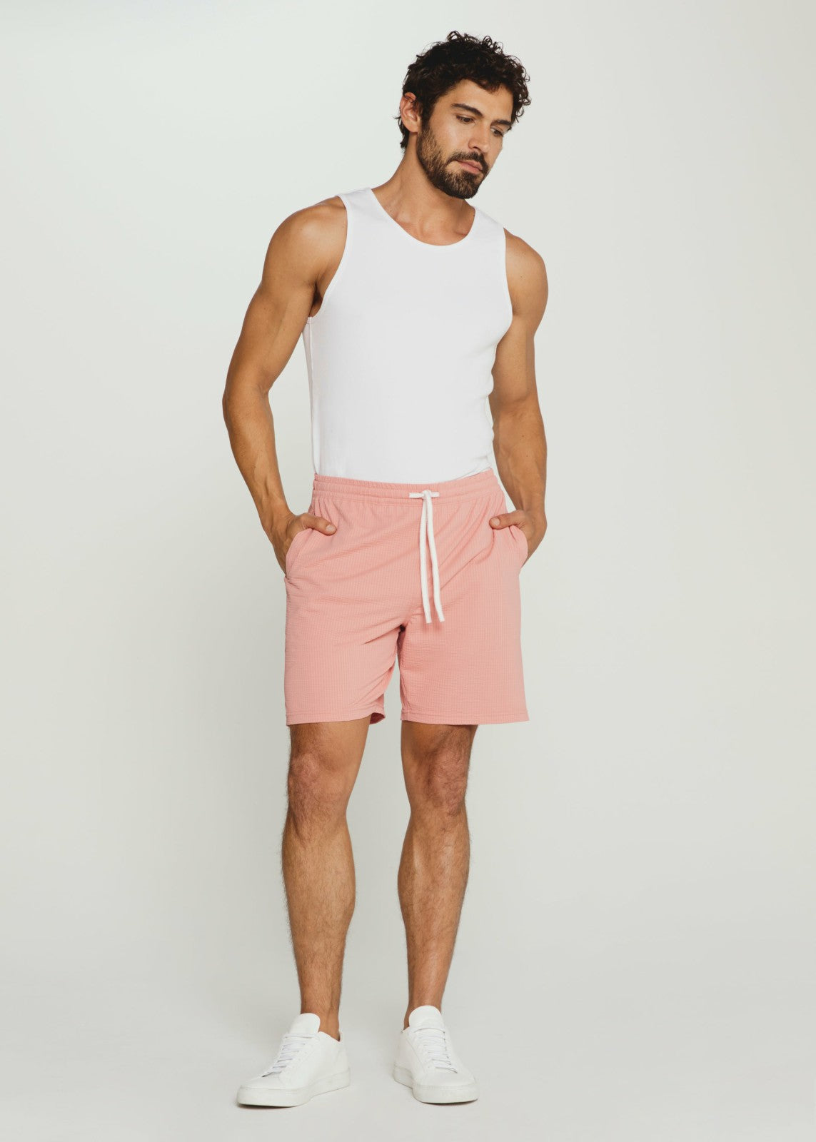 7Diamonds Sutherland Seersucker Stretch Swim Trunk