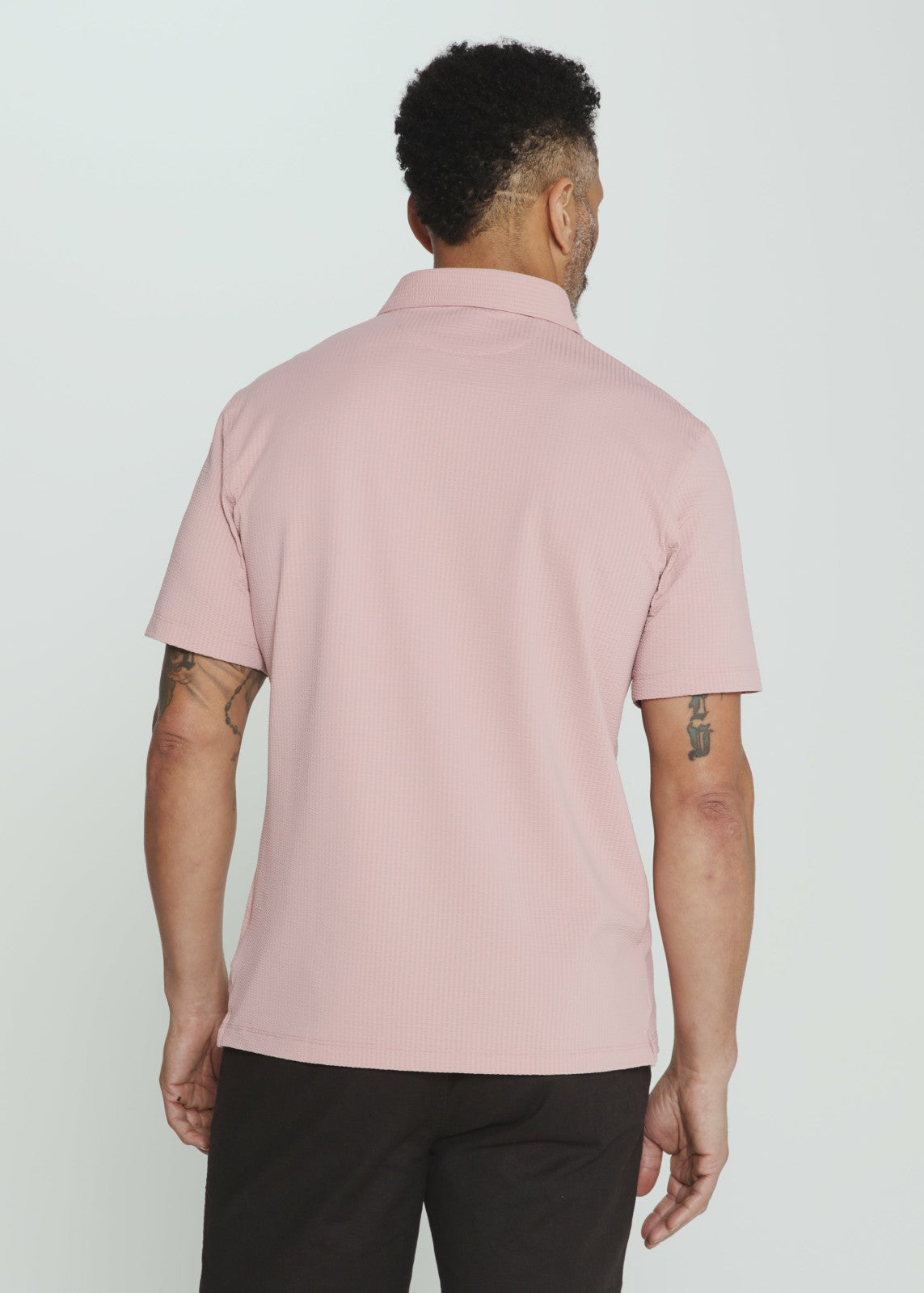 7Diamonds Sutherland Seersucker Stretch Polo