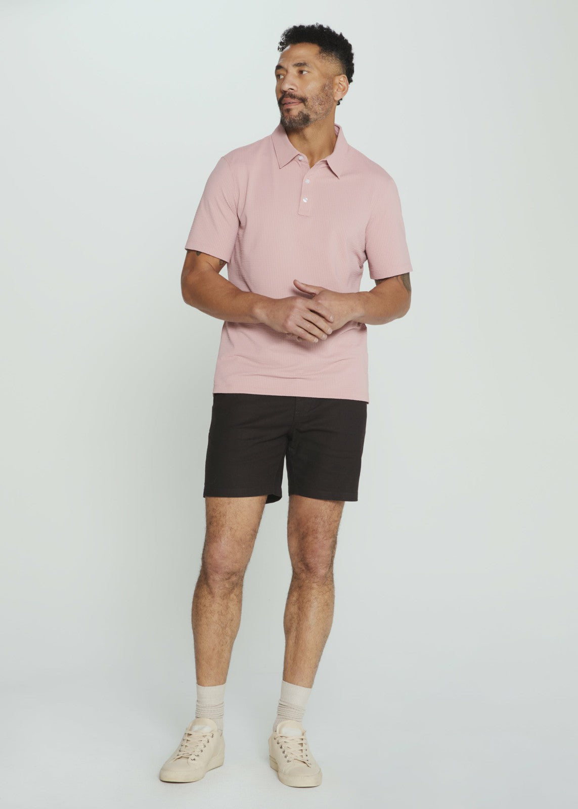 7Diamonds Sutherland Seersucker Stretch Polo