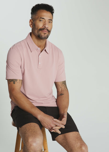 7Diamonds Sutherland Seersucker Stretch Polo