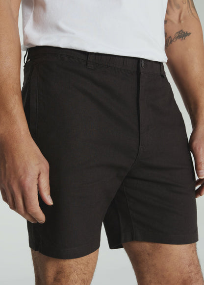 7Diamonds Laguna 6" Stretch Linen Short