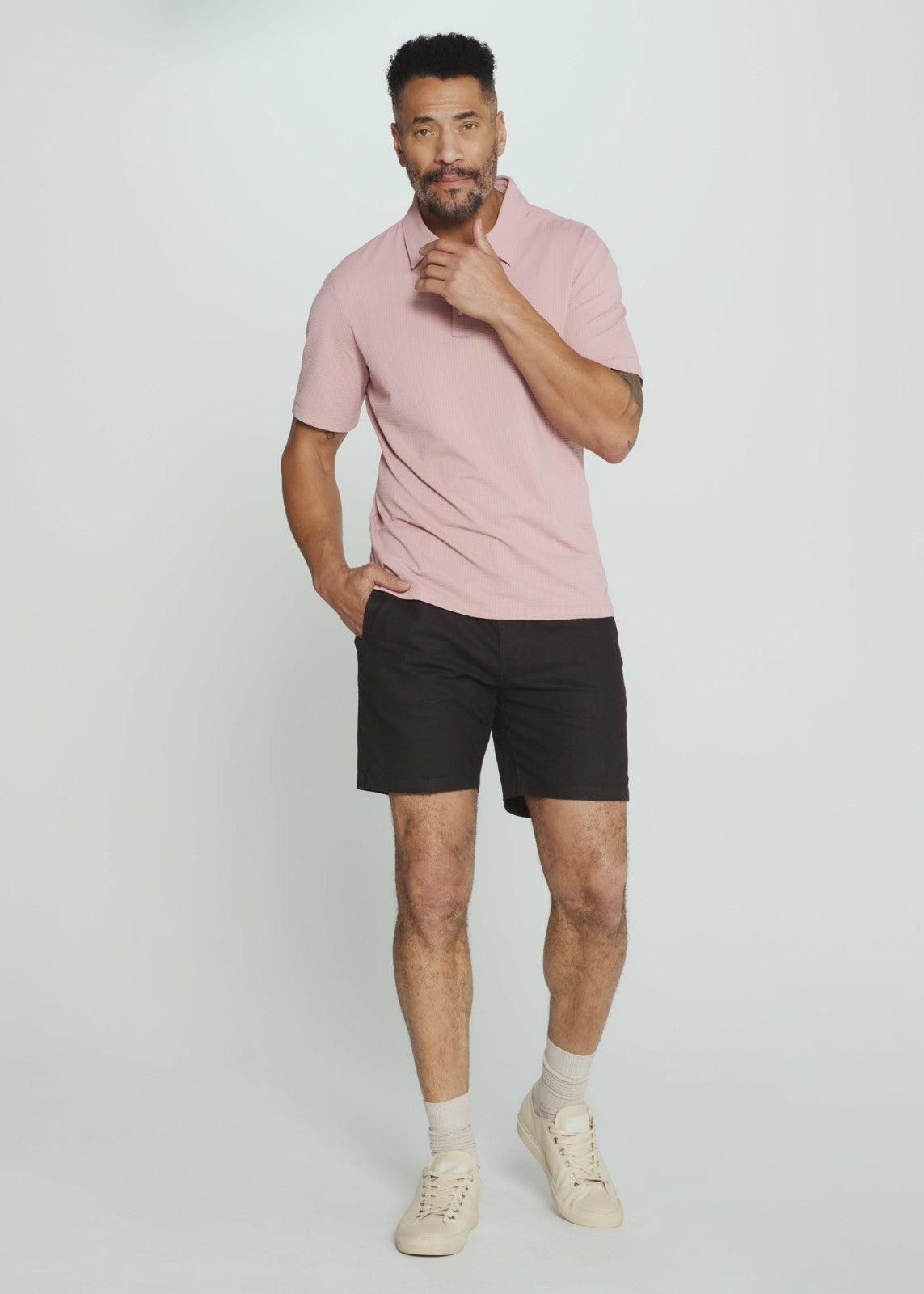 7Diamonds Laguna 6" Stretch Linen Short