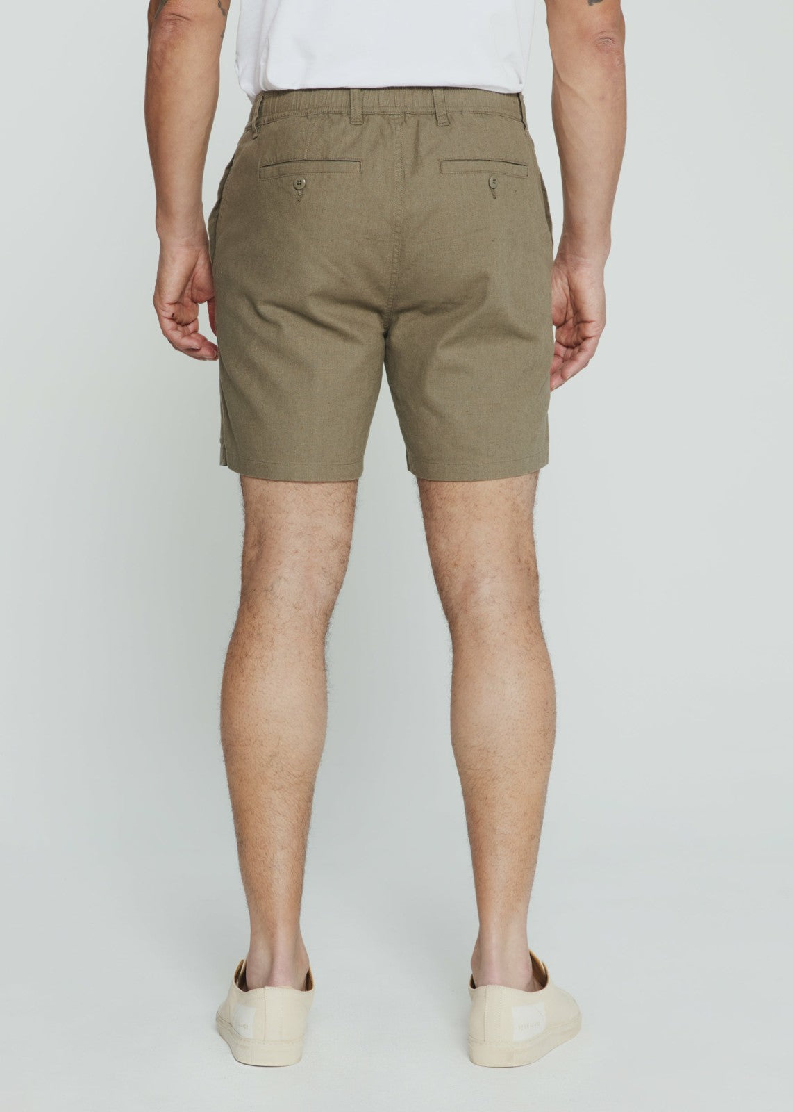 7Diamonds Laguna 6" Stretch Linen Short