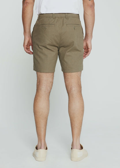 7Diamonds Laguna 6" Stretch Linen Short