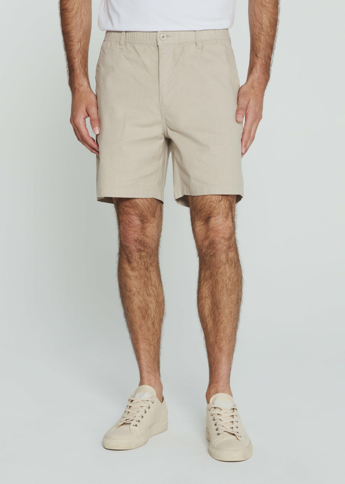 7Diamonds Laguna 6" Stretch Linen Short
