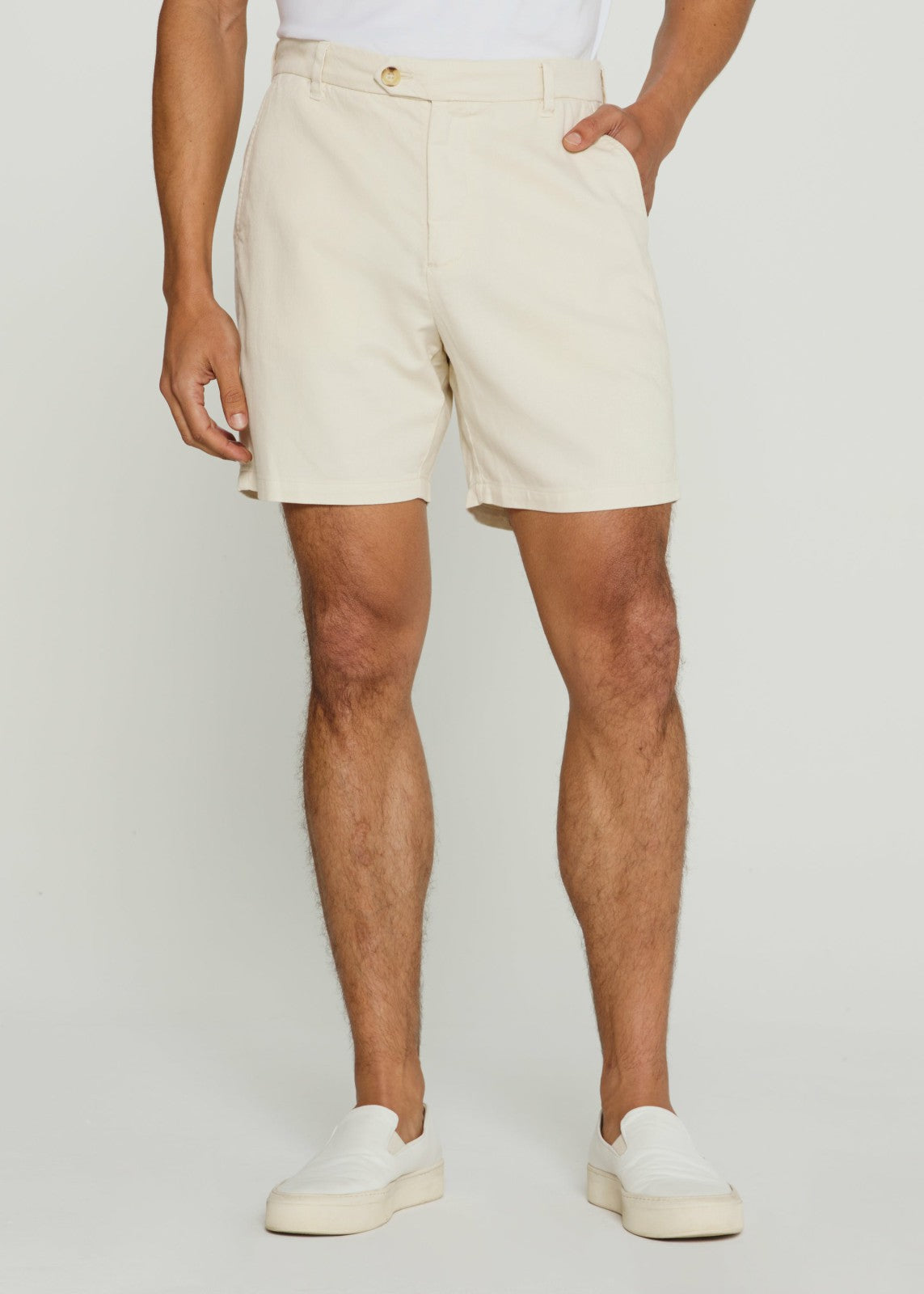 7Diamonds Laguna 7" Stretch Linen Short