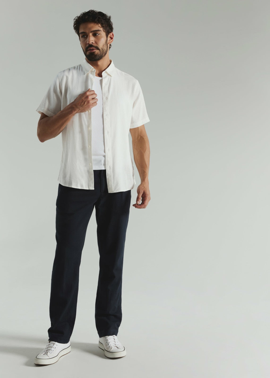 7Diamonds Laguna Stretch Linen Chino Pant